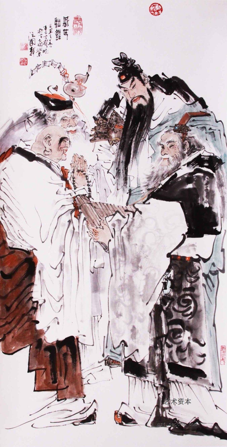 盛世和谐 137 X 69cm 2009年